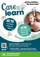 Care to Learn leaflet cover