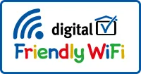 Logo of digital friendly wi-fi