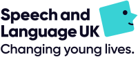 Logo of Speech and Language UK. Changing young lives.