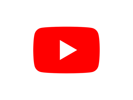 YouTube icon showing a play button