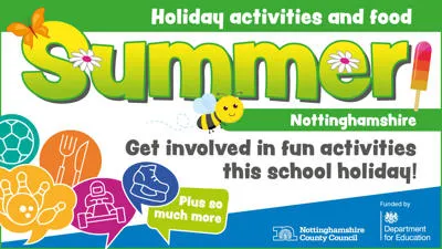 Holidays activities and food programme for summer Nottinghamshire. Get involved in fun activities this school holiday!