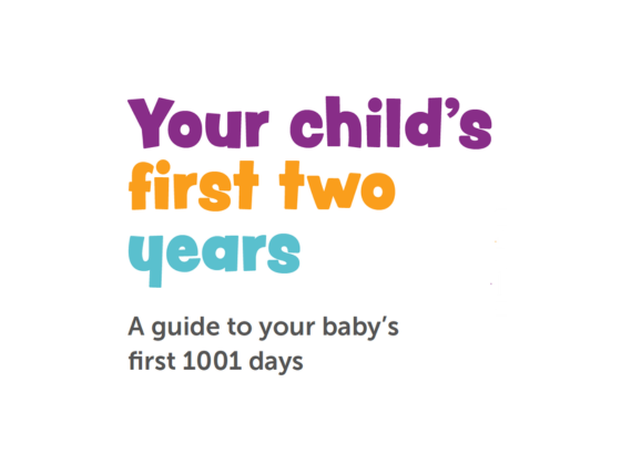Your child's first two years.  A guide to your baby's first 1001 days.
