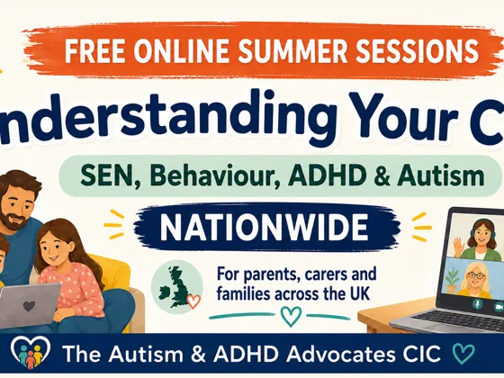 Understanding your child SEN , behaviour, ADHD and Autism. Nationwide for parents, carers and families across the UK