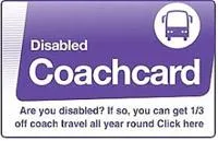 Disabled coach card